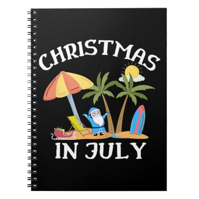 Christmas In July Notebook (Front)