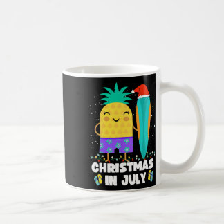 Christmas In July Pineapple Xmas In July Decoratio Coffee Mug