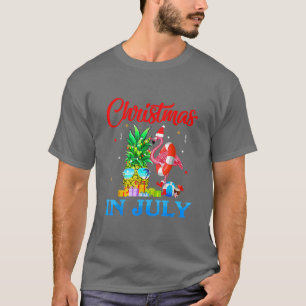 Christmas In July Pineapple Xmas Tree T-Shirt