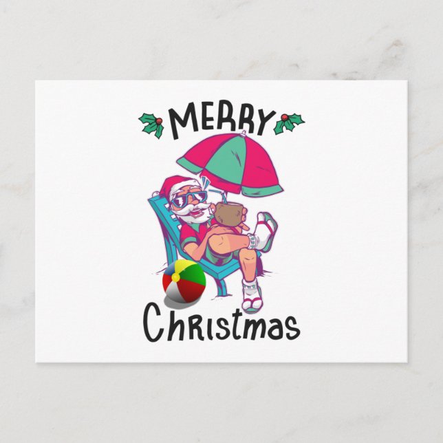 Christmas in July Postcard (Front)