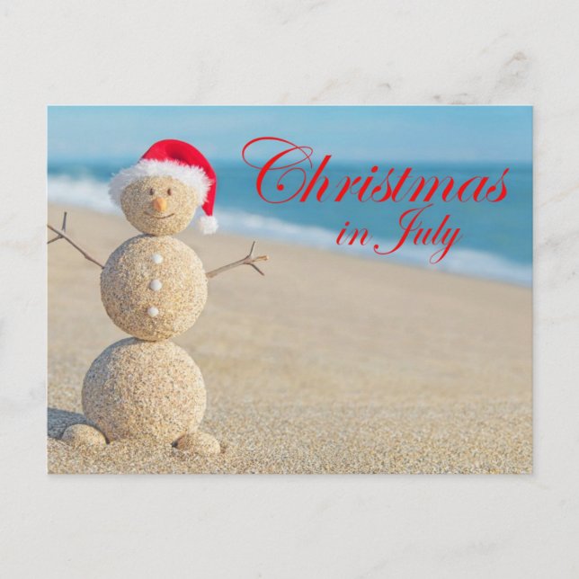 Christmas In July Postcard (Front)