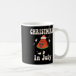 Christmas In July Retro Watermelon Kids Boys Toddl Coffee Mug