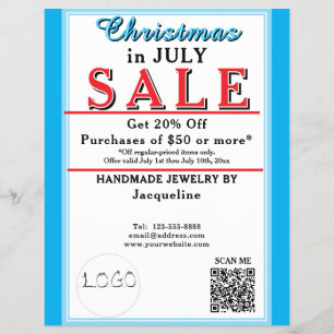 Christmas in July Sale Jewelry Blue White Heart Flyer