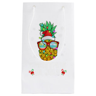 Christmas In July Santa Beach Summer Summer T-Shir Small Gift Bag
