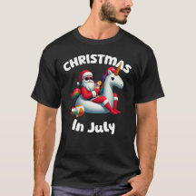 Christmas In July Santa Unicorn Floater