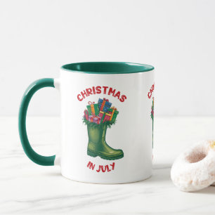 Christmas In July, Santa's Boot Of Good Cheer Mug