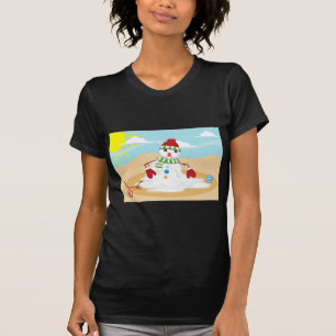 christmas in july snowman T-Shirt