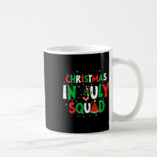 Christmas In July Squad Funny Summer Vacation Men Coffee Mug