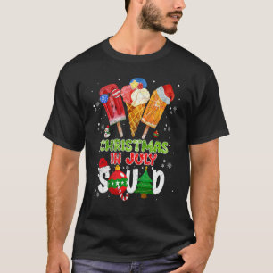 Christmas In July Squad Ice Cream Summer Beach Vac T-Shirt