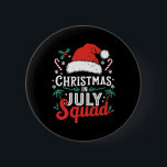 Christmas In July Squad Shirt Family Vacation Summ 2 Inch Round Button<br><div class="desc">Christmas In July Squad Shirt Family Vacation Summer Outfits</div>