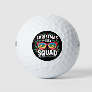 Christmas In July Squad Sunglasses Summer Beach Golf Balls