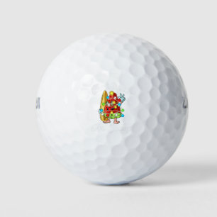Christmas In July Summer Design Melon Christmas Golf Balls