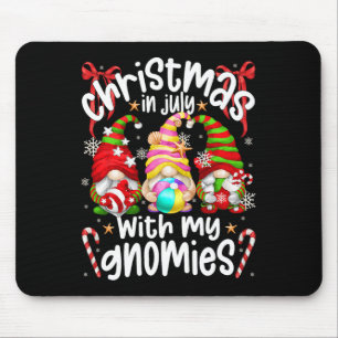 Christmas In July Summer Vacation Hanging With My Mouse Pad