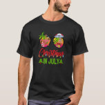 Christmas In July Sunglasses Santa Flamingo Beach  T-Shirt<br><div class="desc">Christmas In July Sunglasses Santa Flamingo Beach Vacation</div>