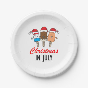 Christmas In July Sweet Treat Plates