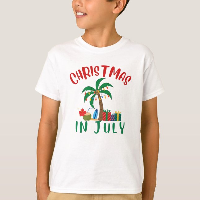 Christmas In July T-Shirt (Front)