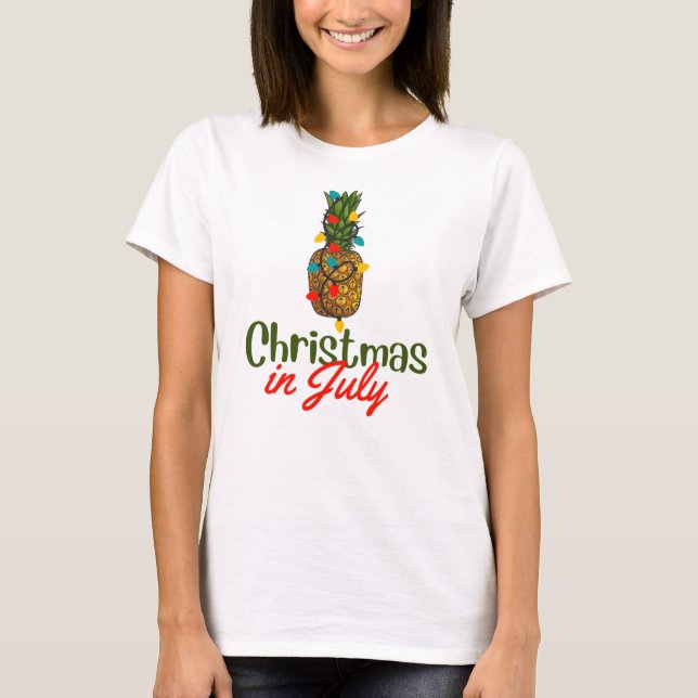Christmas In July T-Shirt (Front)