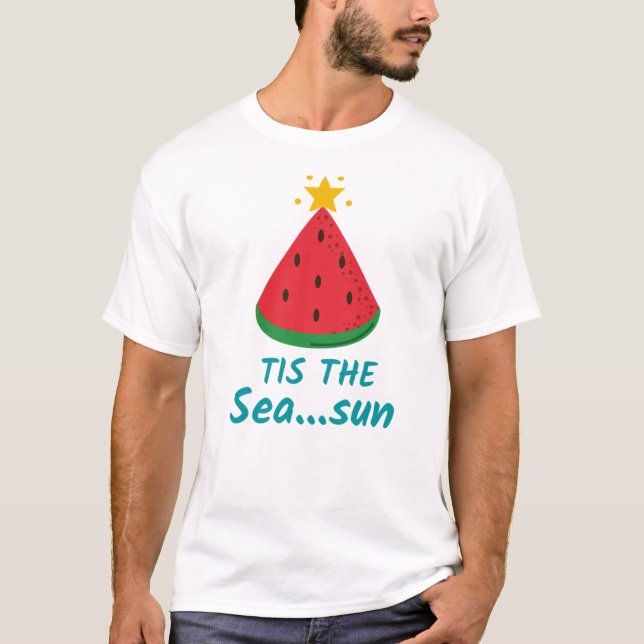 CHRISTMAS IN JULY TIS THE SEASON T-Shirt (Front)