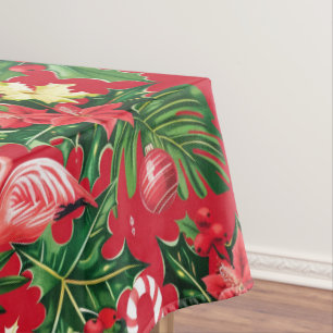 Christmas in July Tropical Pattern Tablecloth