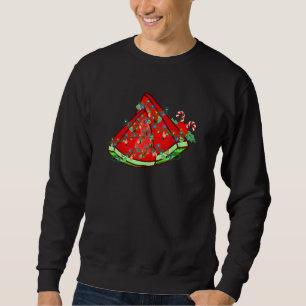 Christmas In July Watermelon Lights  Summer Hawaii Sweatshirt