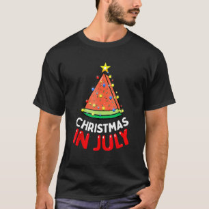 Christmas in July Watermelon Xmas Tree Men Women K T-Shirt