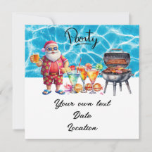 Christmas in July with Santa at the beach Holiday