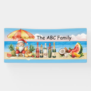 Christmas in July with SANTA CLAUS   Banner
