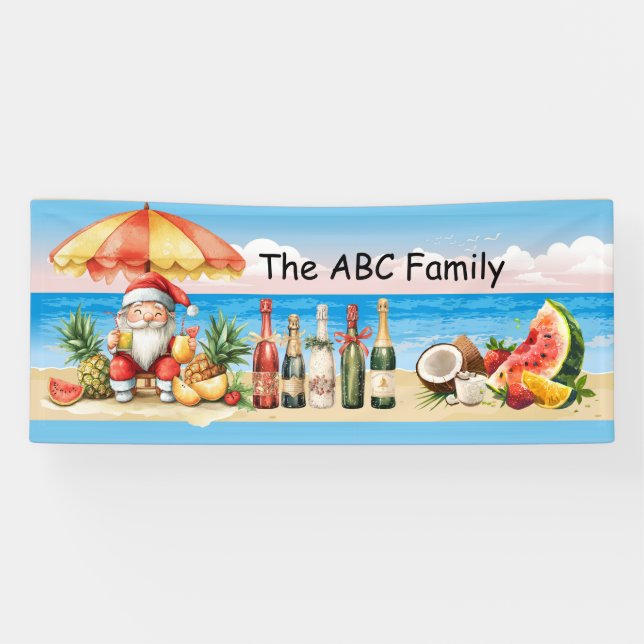 Christmas in July with SANTA CLAUS   Banner (Horizontal)