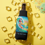 Christmas in July with SANTA CLAUS   Bottle Cooler<br><div class="desc">SANTA CLAUS Bottle Cooler is the perfect way to enjoy Christmas in July! This festive bottle cooler features a charming image of Santa Claus and is perfect for keeping your favourite drinks cool. Gifts for Coach, Instructor, teacher, friends, mom, dad, girlfriend/boyfriend, co-worker, hostess, neighbour, him/her, couples, grandparents, boss, kids, best...</div>