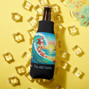 Christmas in July with SANTA CLAUS   Bottle Cooler