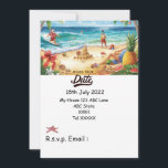 Christmas in July with SANTA CLAUS Save the date   Invitation<br><div class="desc">Christmas in July with SANTA CLAUS Save the date Invitation card Christmas in July or Christmas in Summer or Christmas in Winter is a second Christmas celebration held around the summer season, mainly during July. That's why there's 'Christmas in July', which is also known as Yulefest or Yuletide in Australia....</div>