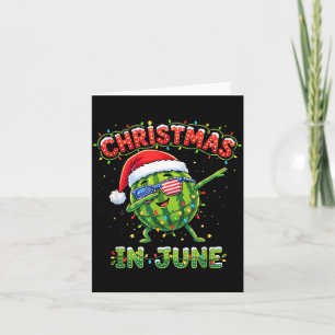 Christmas In June Summer Men Women Boys And Girls Card