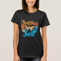 Christmas In June Sunglasses Funny Summer Vacation