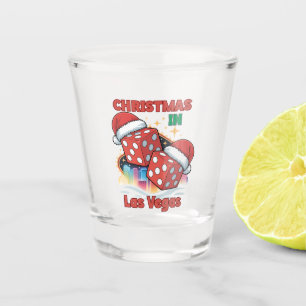Christmas in Las Vegas Holiday Vibes Shot Glass