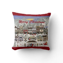 Christmas in Leavenworth Washington Pillow
