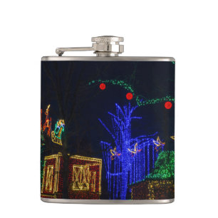 Christmas In Midtown Hip Flask