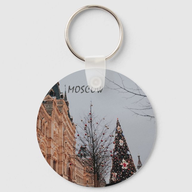 Christmas in Moscow       Keychain (Front)