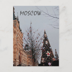 Christmas in Moscow    Postcard