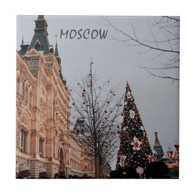 Christmas in Moscow        Tile (Front)
