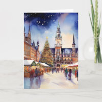 Christmas in Munich Watercolor