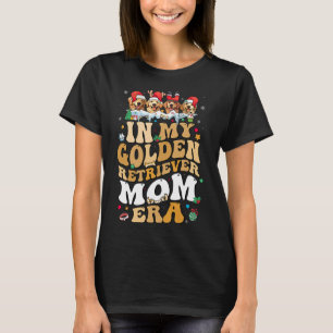 Christmas In My Golden Retriever Era Dog Mom xmass T-Shirt