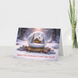 Christmas in New Home First or 1st Christmas Cute Card