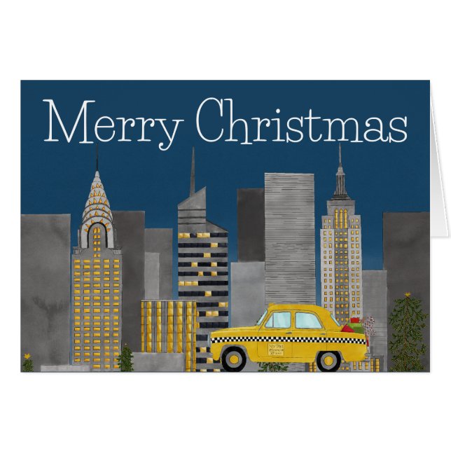 Christmas in New York City Customizable  (Front Horizontal)