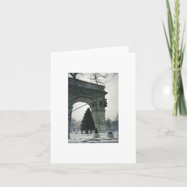 Christmas in New York City Holiday Card (Front)