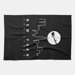 Christmas in New York City Kitchen Towel