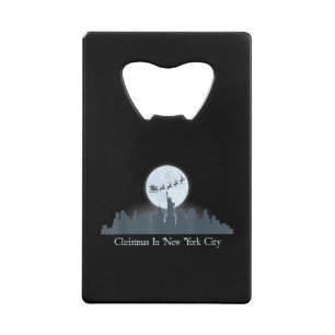 Christmas in New York City Shirt - NYC Credit Card Bottle Opener
