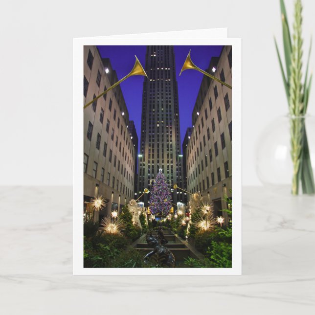 Christmas in New York Holiday Card (Front)