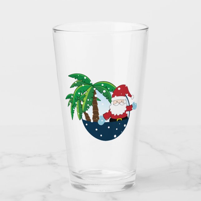 Christmas In Paradise Glass (Front)