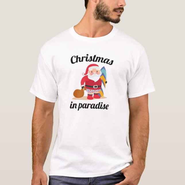 Christmas In Paradise T-Shirt (Front)