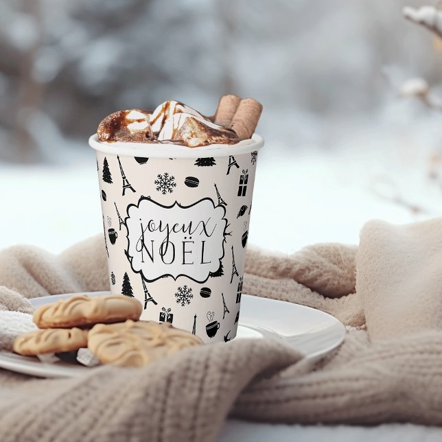 Christmas in Paris | Joyeux Noel Paper Cups (Creator Uploaded)